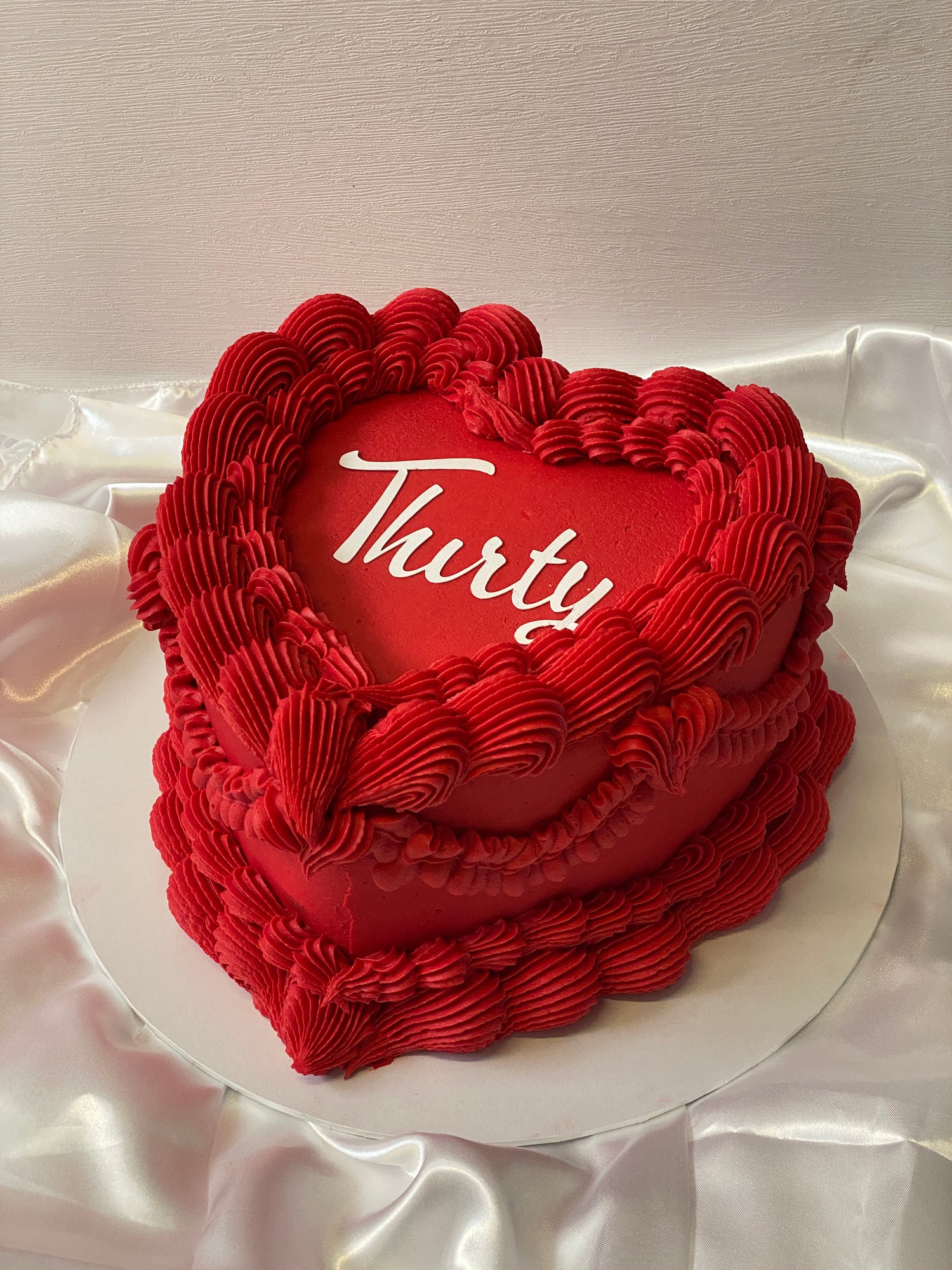 Vintage Heart Cake