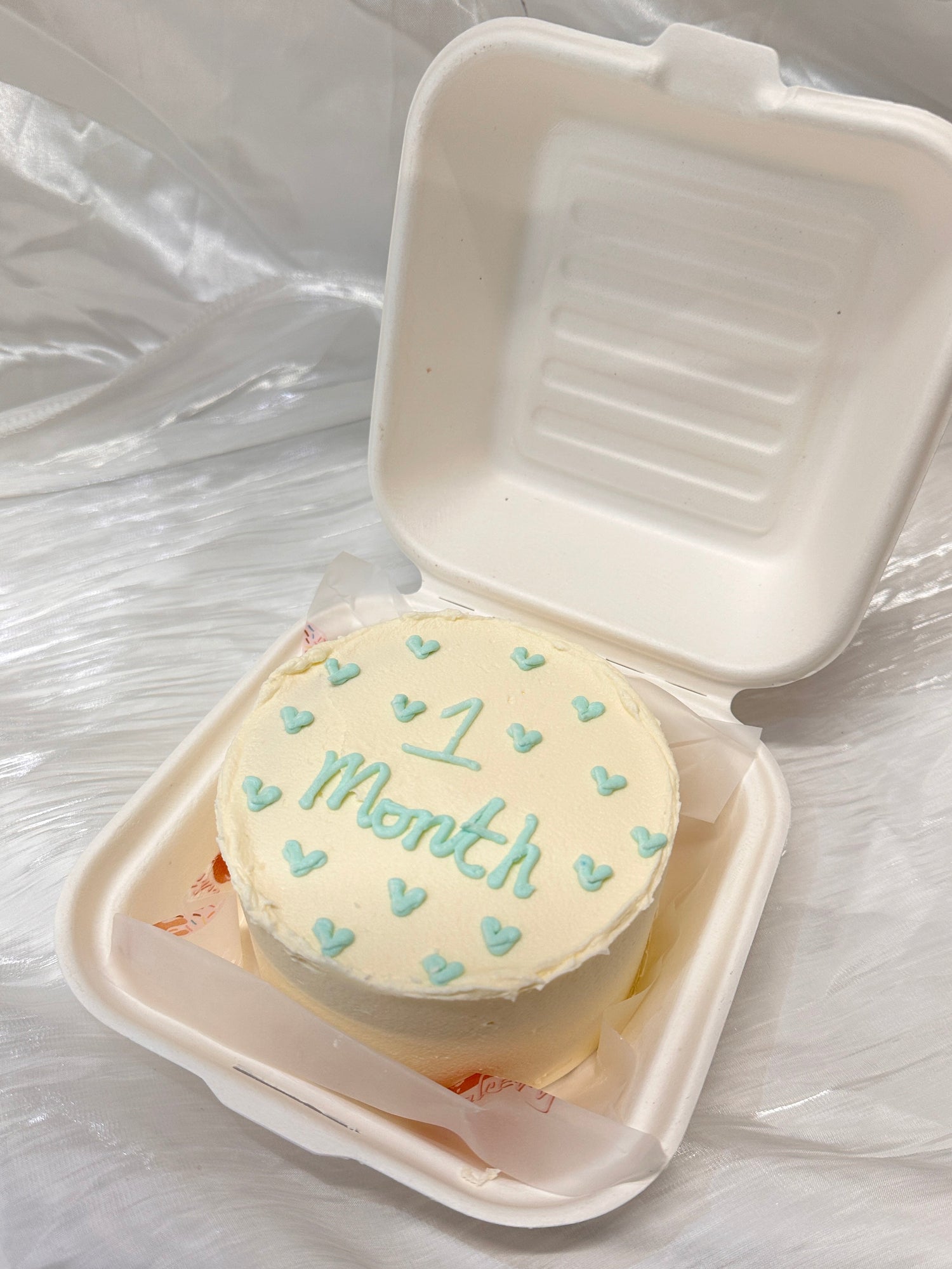 Love Hearts Bento Cake