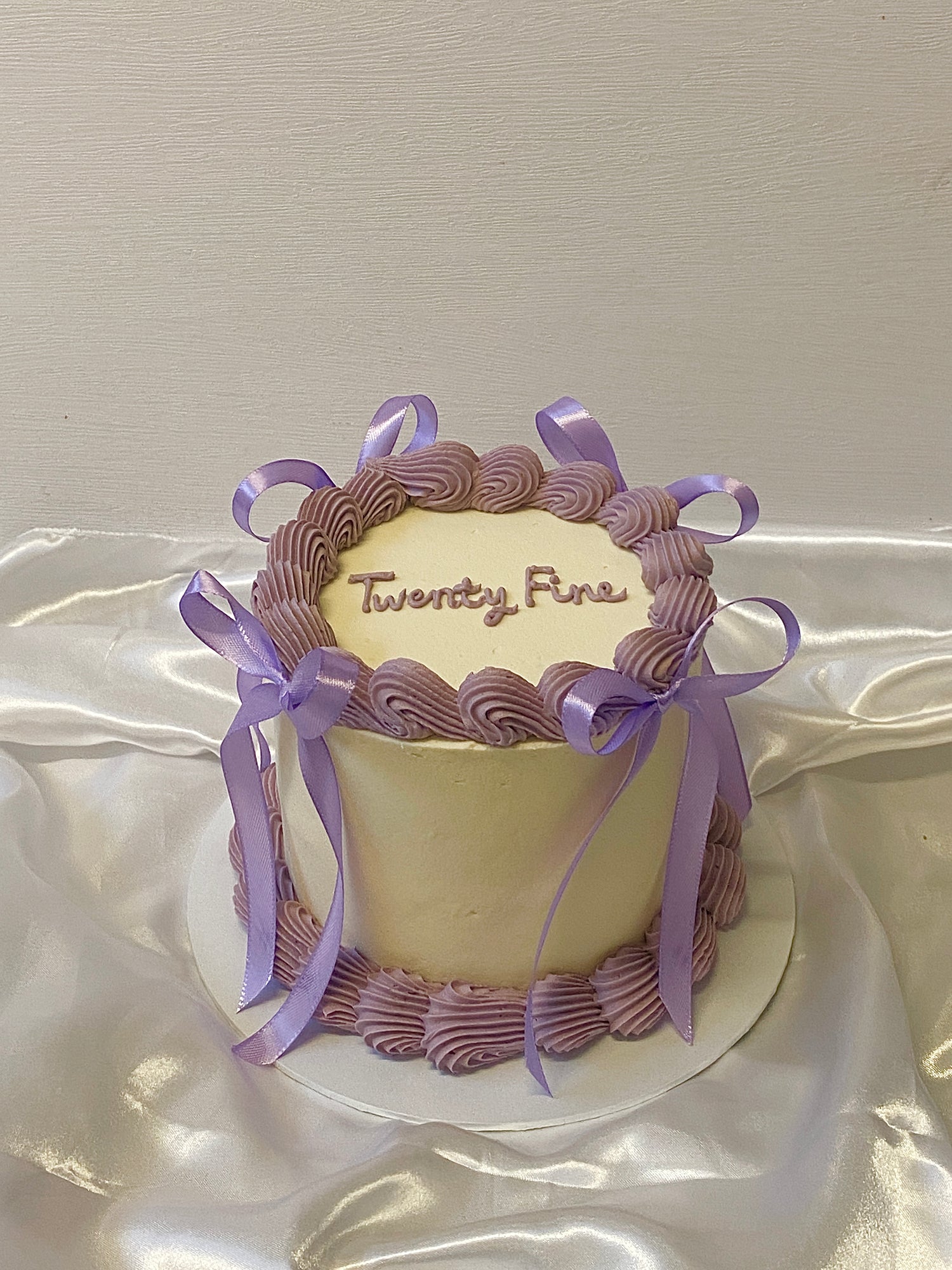 Coquette bow cake