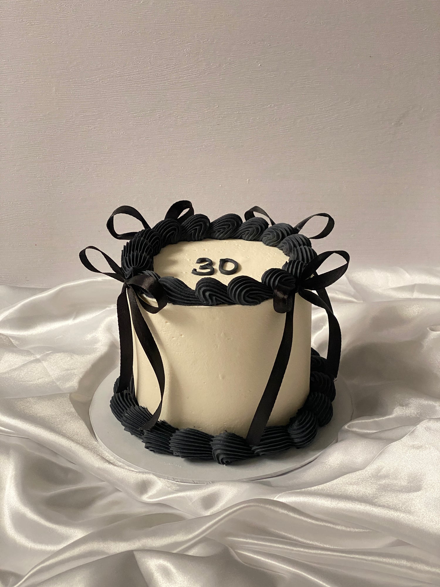 Coquette bow cake