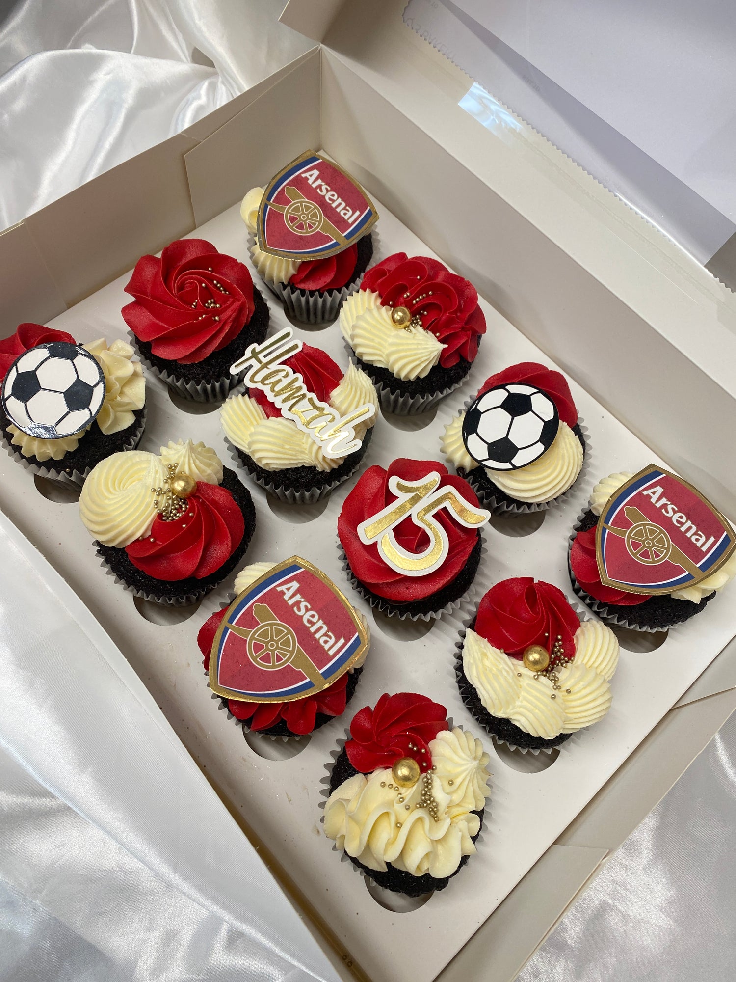 Football Theme Cupcakes