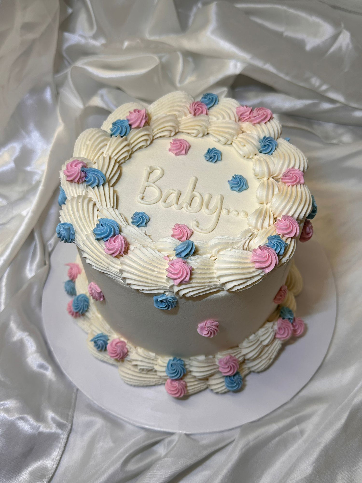 Gender Reveal Cake