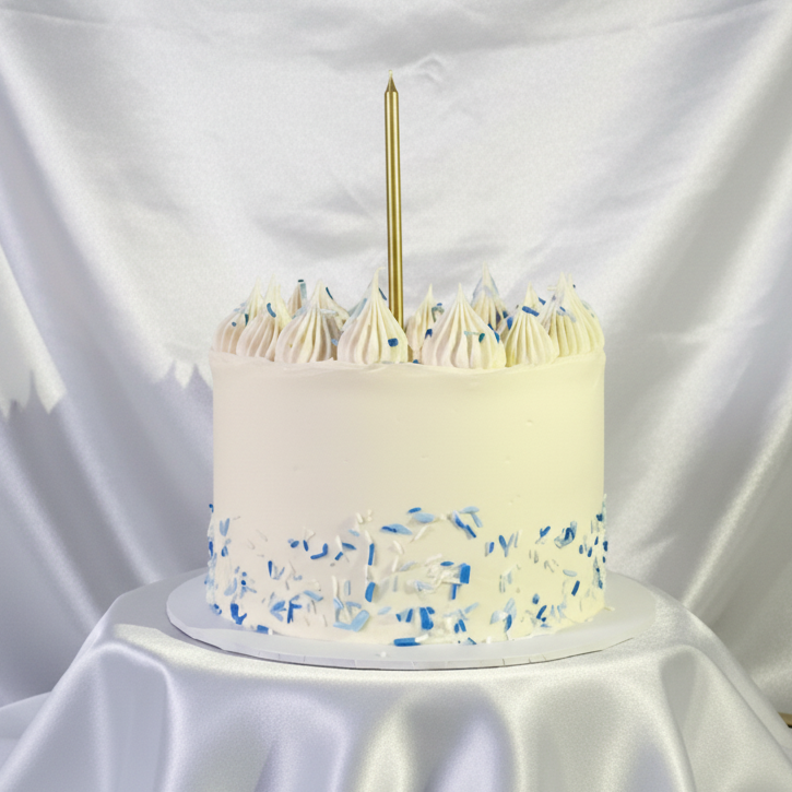 QB Baby Blues Celebration Cake