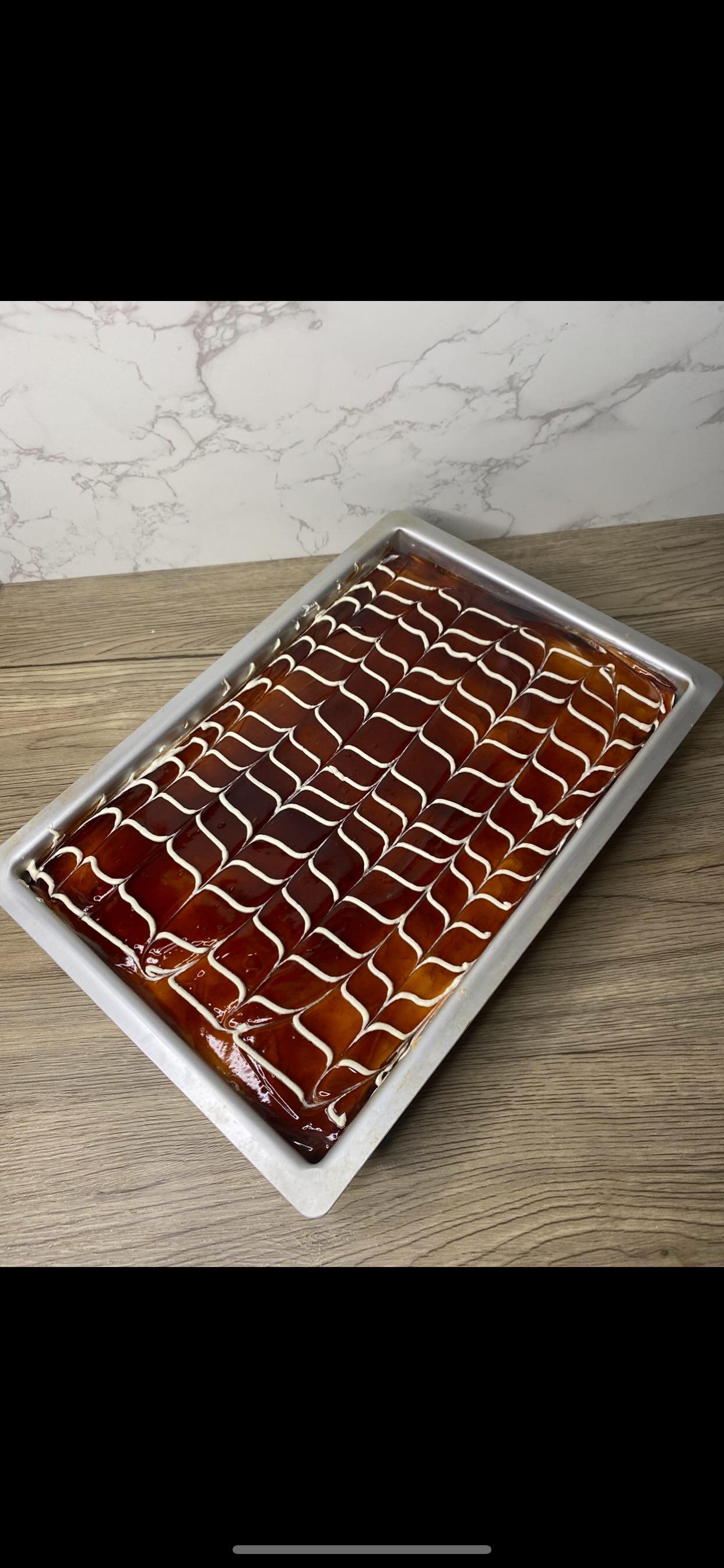 Caramel Trilece Milk Cake Tray